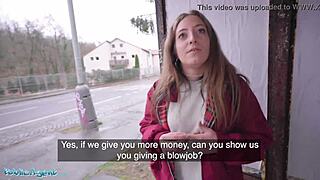 Spanish punk babe Venom Evil gets fucked doggystyle in public.