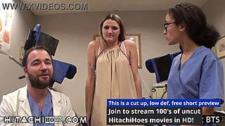 Human guinea pig Alexandria Riley moans through mandatory vibrator orgasms by nurses in hospital!