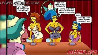 All simpsons hentai, featuring the most sultry MILF in town