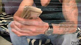 wankz- ebony babe fucks vanilla baller rough