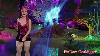 Joy Enjoy Cum Eating In Femdom Liquid Lunch Game