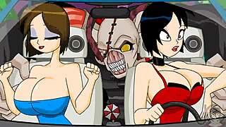 resident evil animation flash shows wild love and monster action