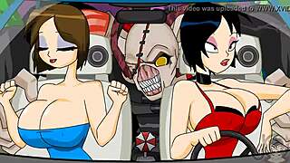 resident evil animation flash shows wild love and monster action