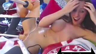 Busty Teen 18+ Masturbates on Live Cam