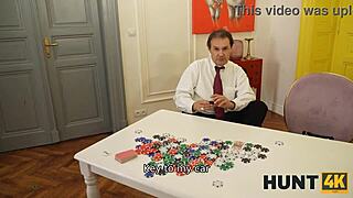 Czech MILF Plays Poke Her Game in POV Cuckold Reality Sex Scene