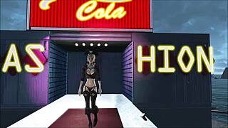 辐射4大奶时尚辣妹Sky