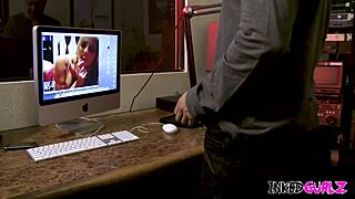 Inked chloe conrad shows off her tattoos and big tits