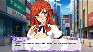 Lewd Project Idol Ara Ara flaunts big tits in sexy game scene