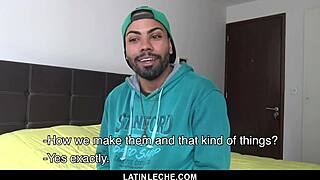 latinleche - fit black latino sucks and fucks a big dick in pov