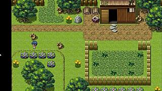 oh no, the pervy carpenter massages natsuki's massive boobs in the game!