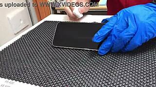 Applying Coating To Smartphone In Japanese Style