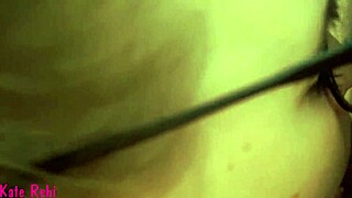 close-up of young 18+ giving blowjob with deepthroat and cum in mouth orgasm 😍