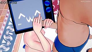 TV Woman Enjoys Wild Sex in Bikini Wow!