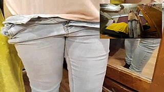 Colombian MILF Groped For Money In Voyeur Fetish