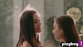 Four stunning models flaunt perfect tits on beach! 😍