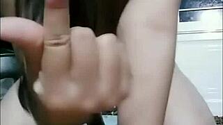 Vietnamese Teen Delivers Intense Late-Night Handjob Action