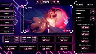 this hentai game has a naughty cam girl in episode 1