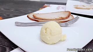 army boy meets busty stepmom for fun