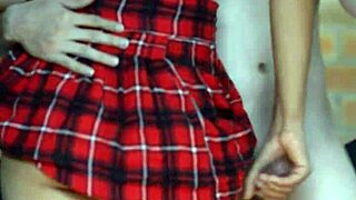 A beautiful student has an affair with her teacher after school. The step daughter with her perfect figure and the sexual desire that cannot be tamed went wild in the apartment.