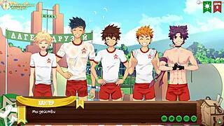 yo, camp episode 9 got natsumi a juicy blowjob with russian voice!