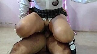 Mexican schoolgirl strips in hotel for a 50-year-old relative. Real amateur virgin action at 18!