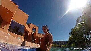 Abigail Mac Pool Fun With Big Tits And Ass