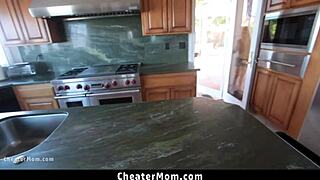 Stepson helps his horny stepmom use social media for sexting