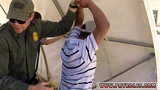 fake taxi cop fucks teen brunette with small tits and facial cumshot