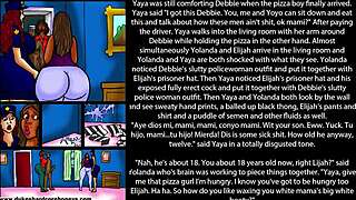 Stepmother and big booty friends get some big black cock in this comic