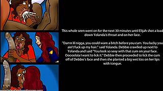 Stepmother and big booty friends get some big black cock in this comic