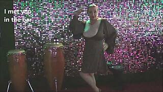 Busty Milf MariaOld Seduces Man at Bar. Girdle and Stockings Tease in Part 1 of Premium Story!