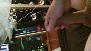 Watch me stroke my cock alone