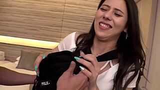 Japanese Delivery Girl Alice Shows Off Killer Moves