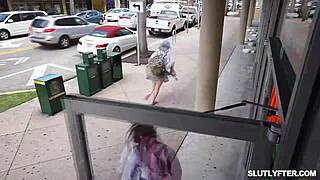 Ebony teen feels intense pleasure as big cock makes her tits jiggle