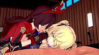 Genshin Impact archer girls in uncensored 3D hentai