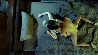 This cougar is getting smashed hard by a young stud in 3D animation.