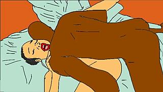 ebony babe gets fucked by nailcutter