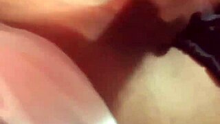 Gay solo cumshot at home
