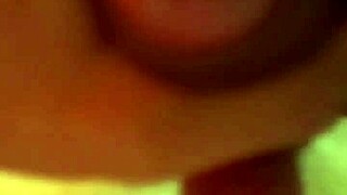 Gay solo cumshot at home