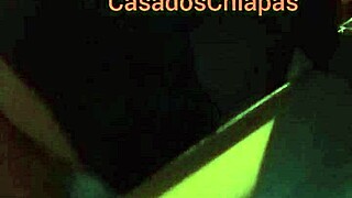 Watch amateur latina chava fucking in front of the mirror with black dress.