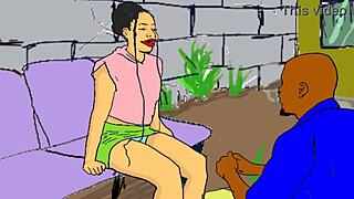 ebony babe gets fucked by nailcutter