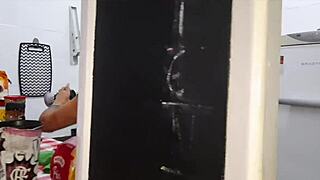 Blonde latina feels emotional during hardcore blowjob and fucking