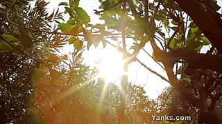 yanks babe taliah mac masturbating outdoors with soft climax