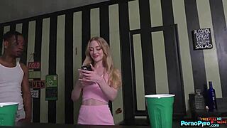 Skinny Blonde Emma Starletto Sucks Gang of BBCs for Revenge