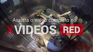 Caught Sado doll and Arlequina getting wild in elevator