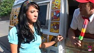 Skinny Dark Haired Girl Fucked In Van Doggy Missionary Cowgirl