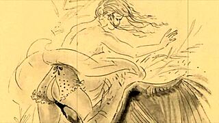 Vintage Erotic Drawings From Retro Cartoon Anime Hentai Collection