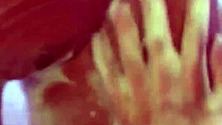 retro babes transform foam bath into wild group action remastered