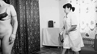 Lesbian medical checkup for mature milf