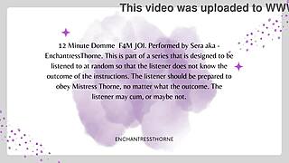 I give you jerk off instructions for cum eating